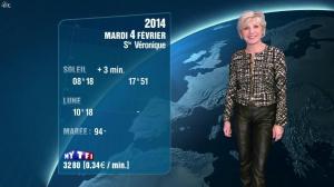 Evelyne Dhéliat à la Météo de 20h - 03/02/14 - 01