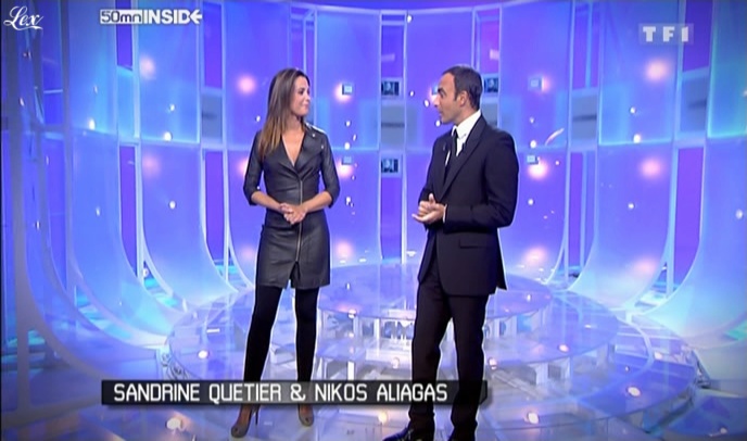 Sandrine Quétier dans 50 Minutes Inside. Diffusé à la télévision le 23/09/09.