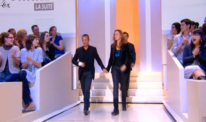 Sandrine Quétier dans le Grand Journal De Canal Plus. Diffusé à la télévision le 19/11/09.