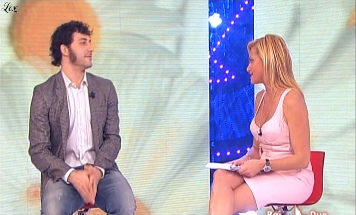 Simona Ventura dans Quelli Che Il Calcio. Diffusé à la télévision le 21/03/10.