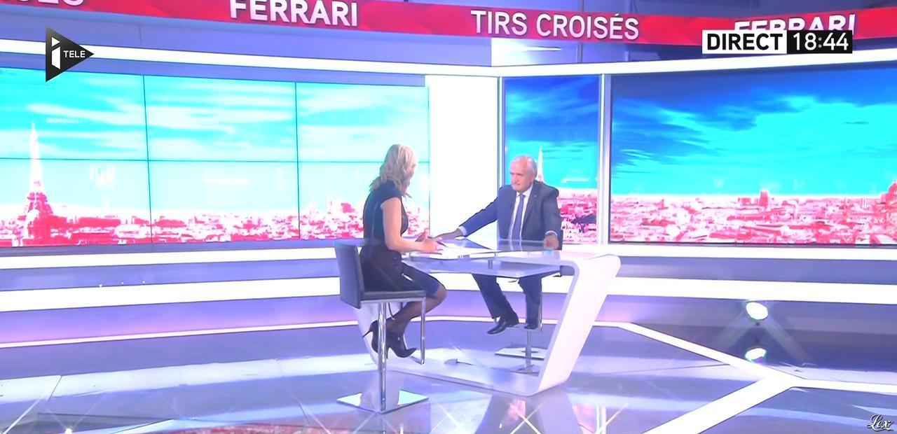Laurence Ferrari dans Tirs Croisés. Diffusé à la télévision le 07/03/16.