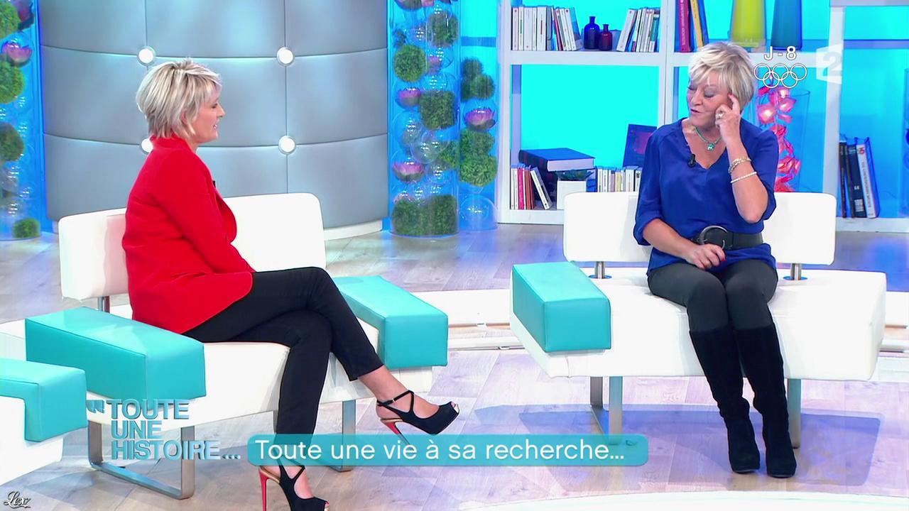 Sophie Davant dans Toute une Histoire. Diffusé à la télévision le 28/07/16.