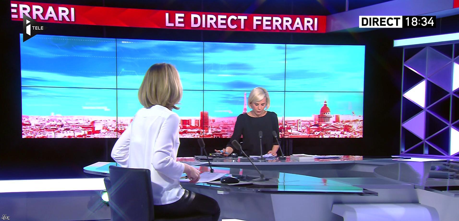 Caroline Delage dans le Direct Ferrari. Diffusé à la télévision le 24/01/17.