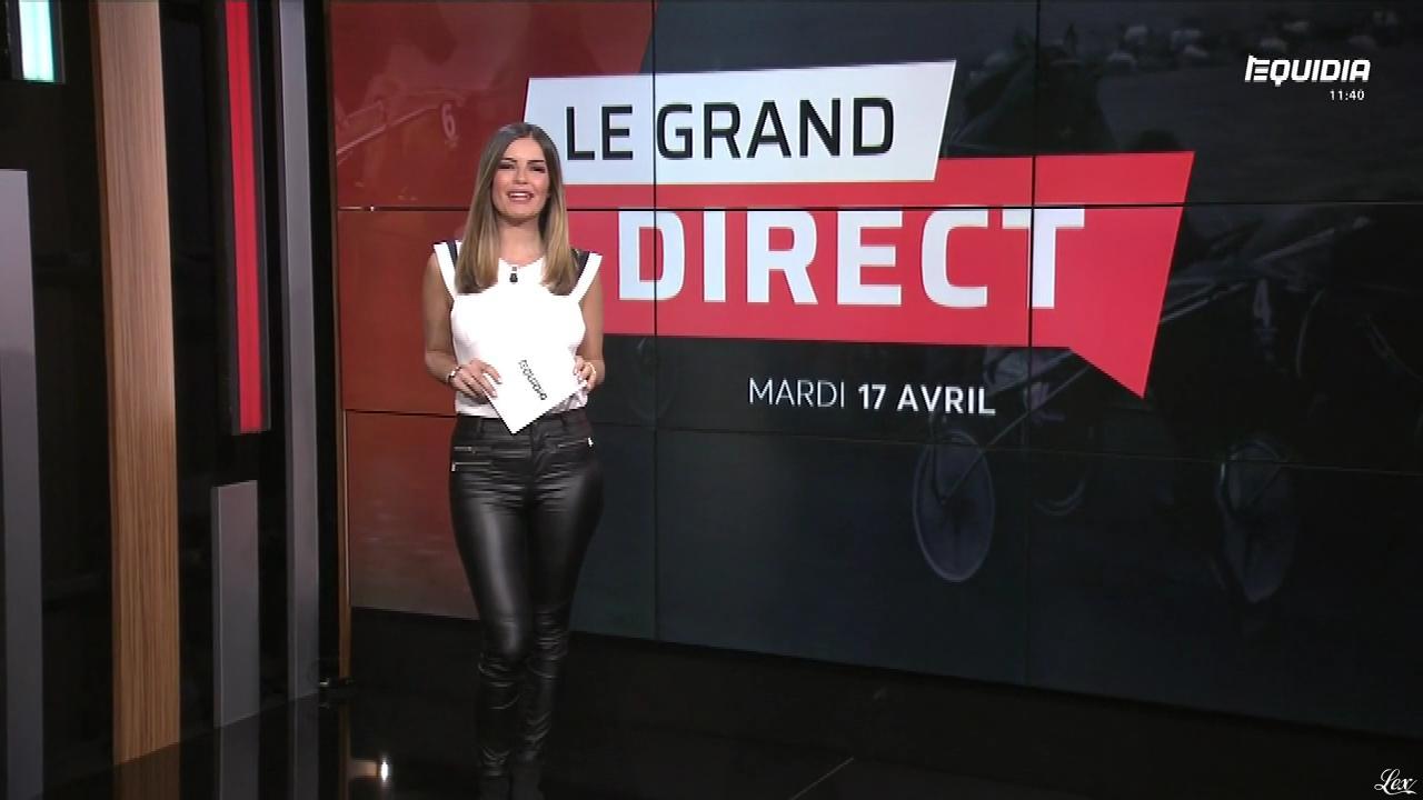Amélie Bitoun dans le Grand Direct. Diffusé à la télévision le 17/04/18.