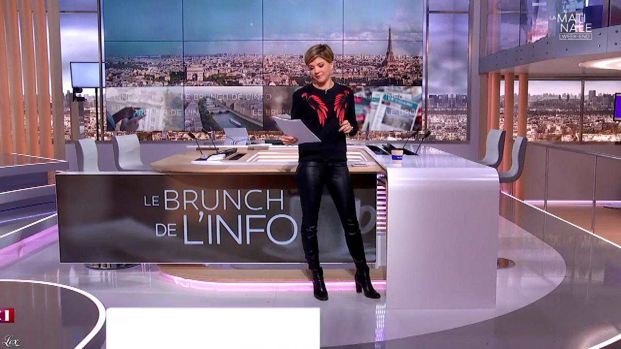 Bénédicte Le Chatelier dans le Brunch. Diffusé à la télévision le 06/01/18.