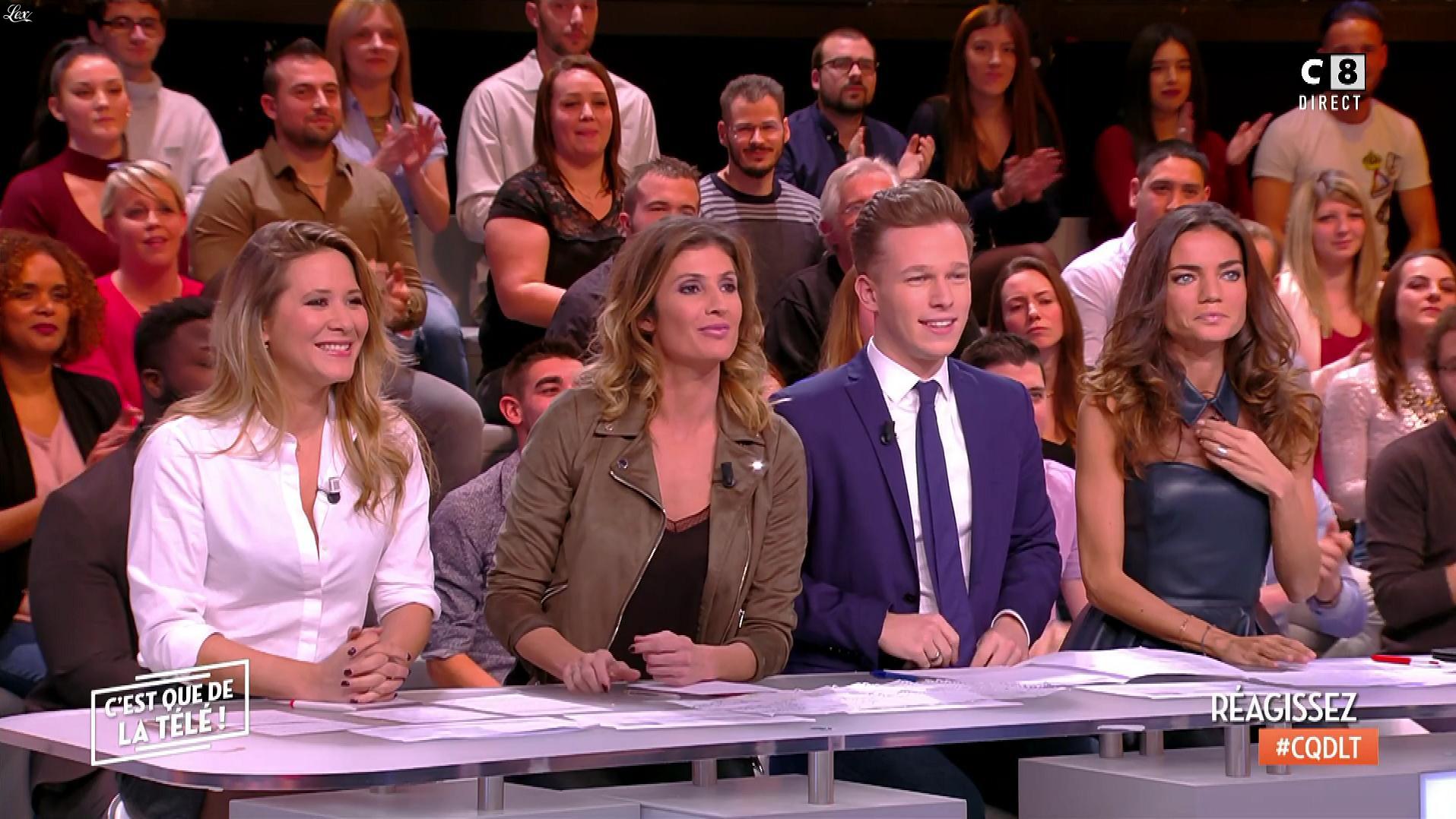 Caroline Ithurbide, Stéphanie Loire et Francesca Antoniotti dans c'est Que de la Télé. Diffusé à la télévision le 11/01/18.