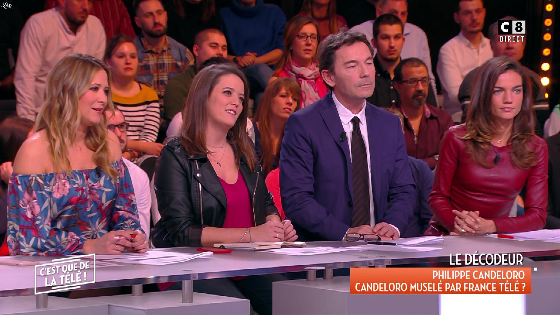 Francesca Antoniotti dans c'est Que de la Télé. Diffusé à la télévision le 09/01/18.