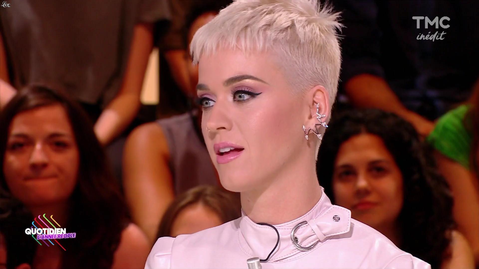 Katy Perry dans Quotidien. Diffusé à la télévision le 03/01/18.