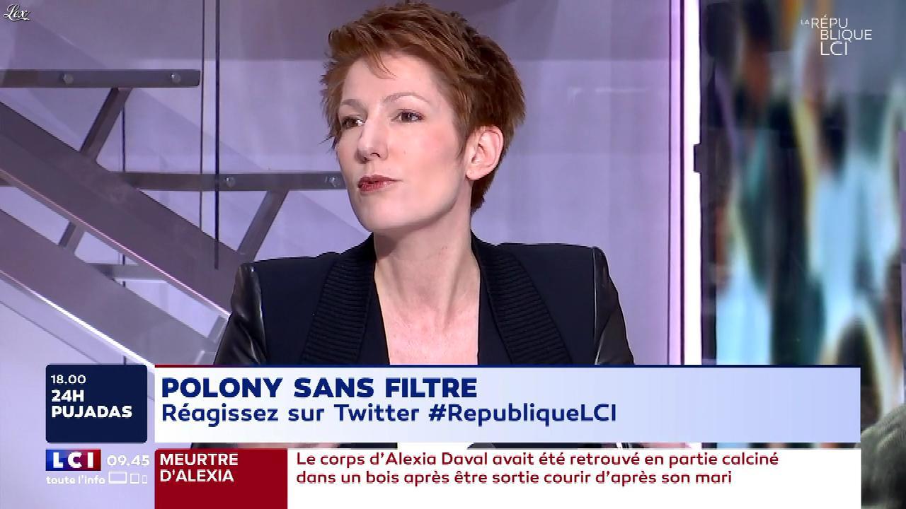 Natacha Polony dans la Republique LCI. Diffusé à la télévision le 29/01/18.