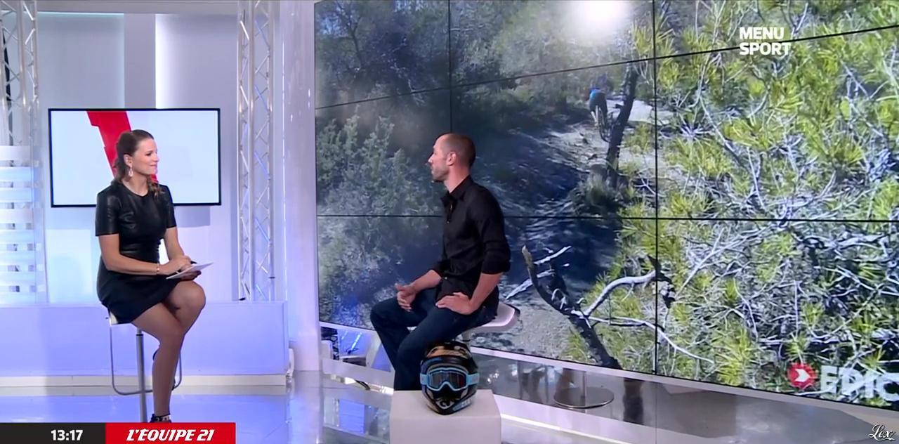 France Pierron dans Menu Sport. Diffusé à la télévision le 14/10/14.