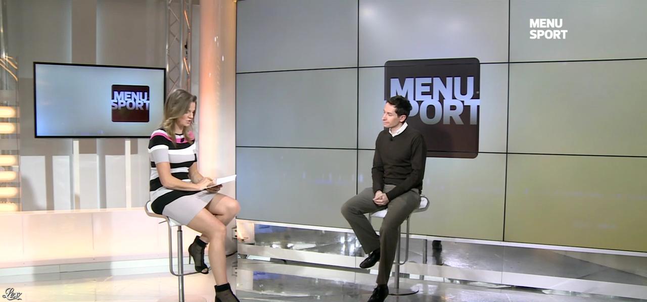 France Pierron dans Menu Sport. Diffusé à la télévision le 27/01/15.