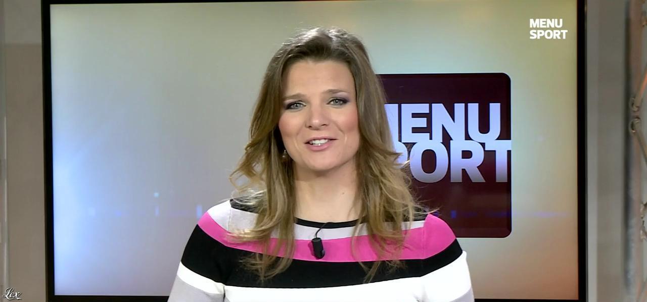 France Pierron dans Menu Sport. Diffusé à la télévision le 27/01/15.