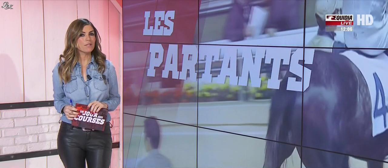 Amélie Bitoun dans un Jour aux Courses. Diffusé à la télévision le 04/01/17.