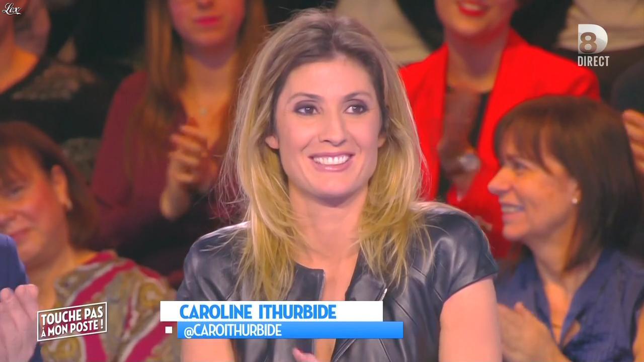 Caroline Ithurbide dans Touche pas à mon Poste. Diffusé à la télévision le 22/01/16.