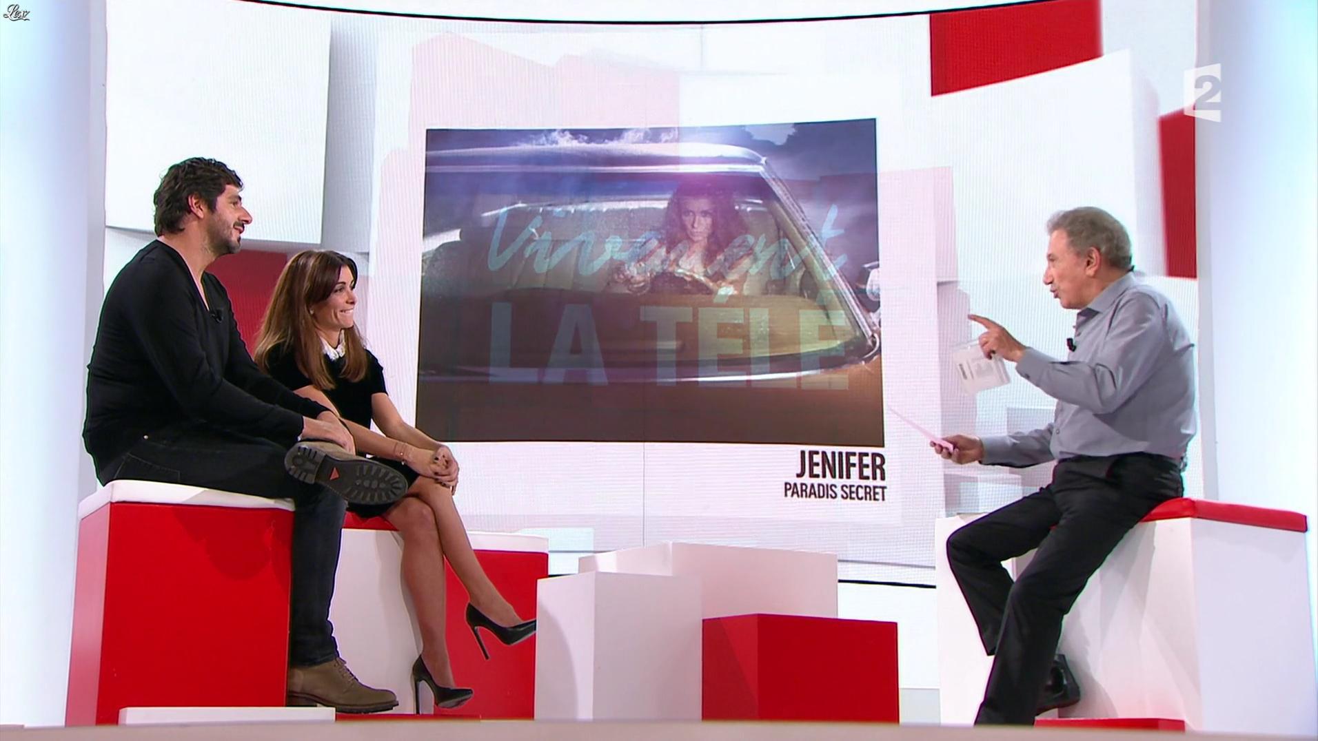 Jenifer Bartoli dans Vivement la Télé. Diffusé à la télévision le 09/10/16.