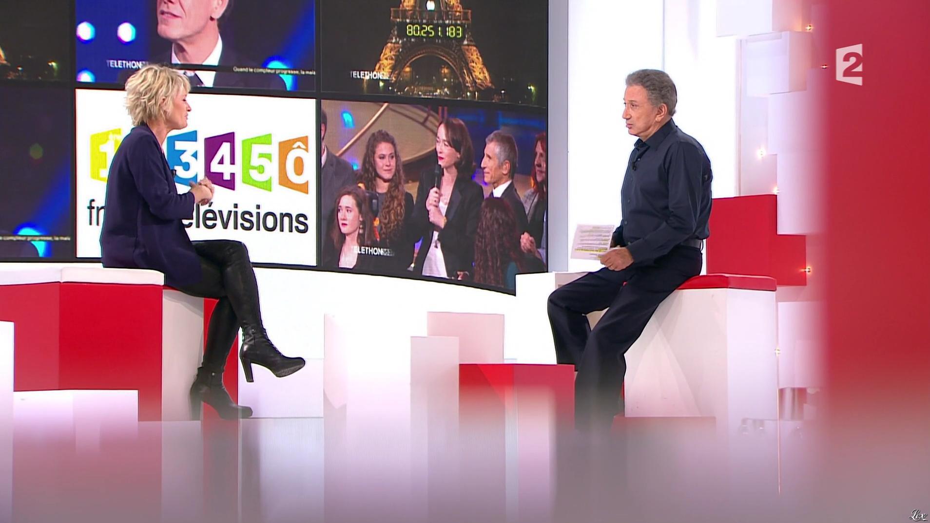 Sophie Davant dans Vivement la Télé. Diffusé à la télévision le 27/11/16.