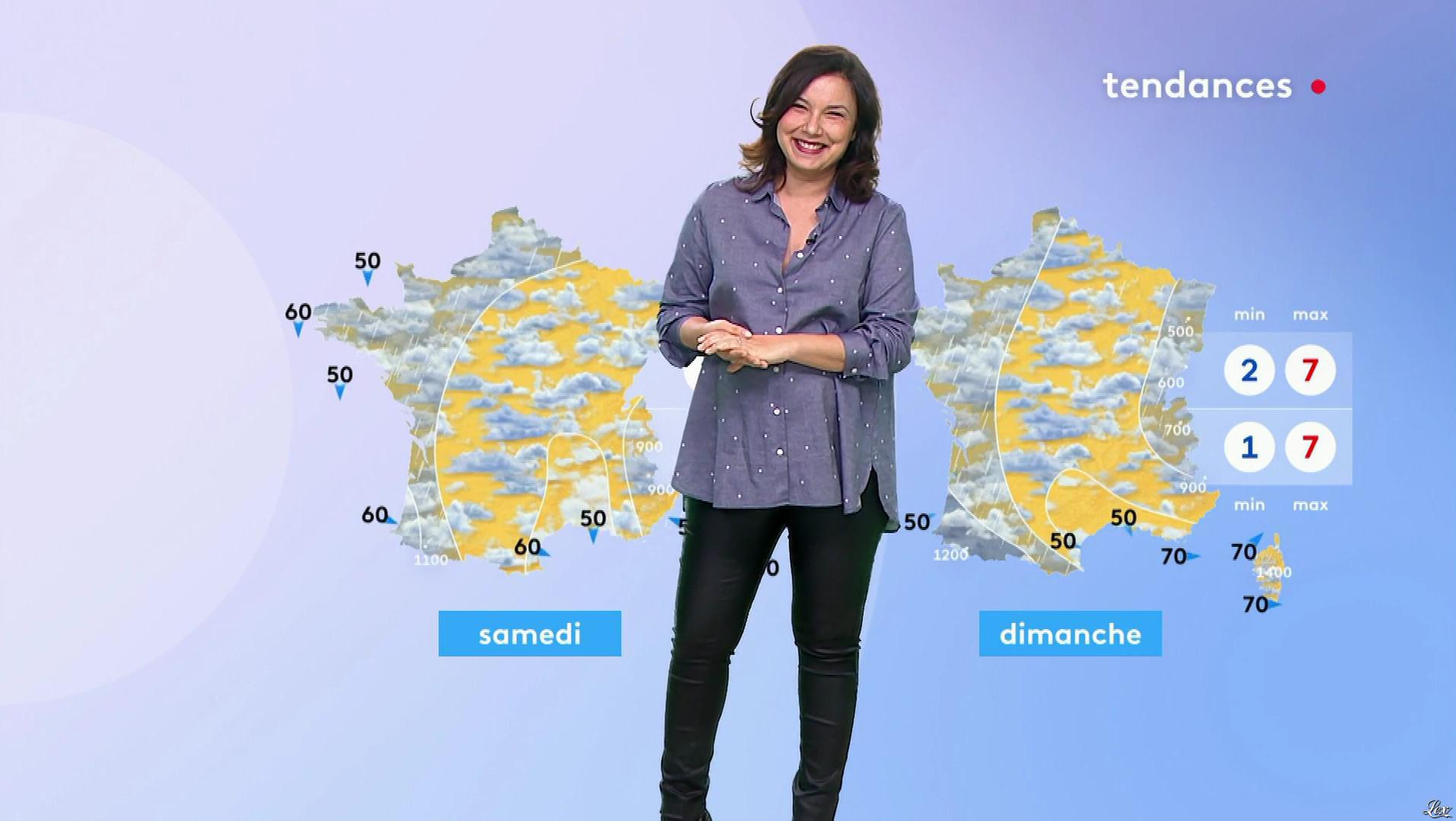 Anaïs Baydemir à la Météo de Midi. Diffusé à la télévision le 14/11/19.