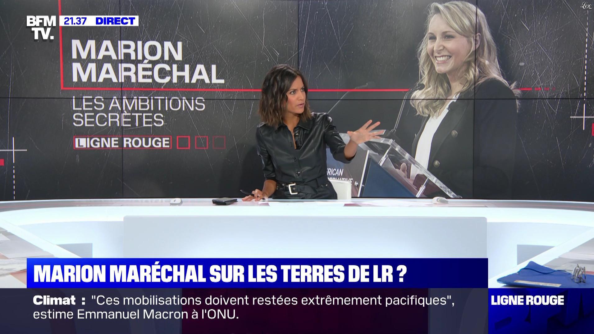 Aurélie Casse dans Ligne Rouge. Diffusé à la télévision le 23/09/19.