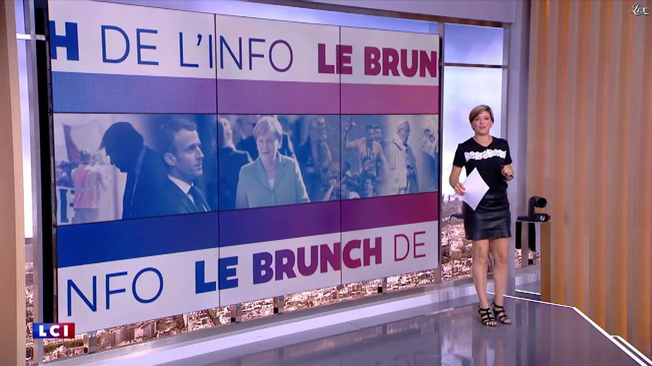 Bénédicte Le Chatelier dans le Brunch. Diffusé à la télévision le 07/07/19.