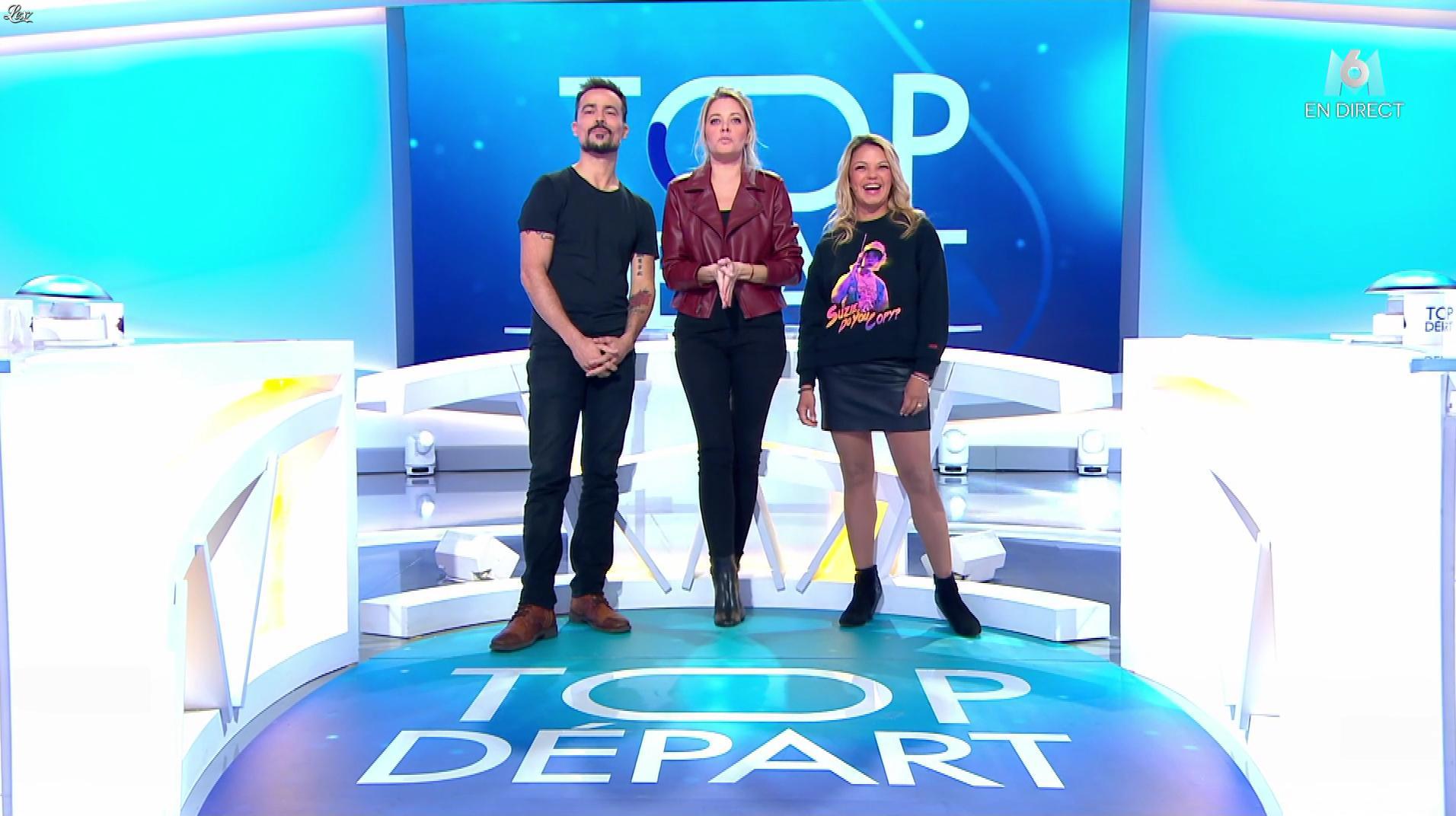 Carine Galli et Séverine Ferrer dans Top Départ. Diffusé à la télévision le 18/01/20.