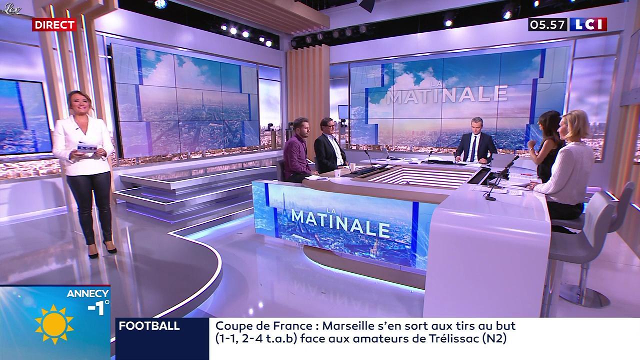 Pascale De La Tour Du Pin dans la Matinale. Diffusé à la télévision le 06/01/20.