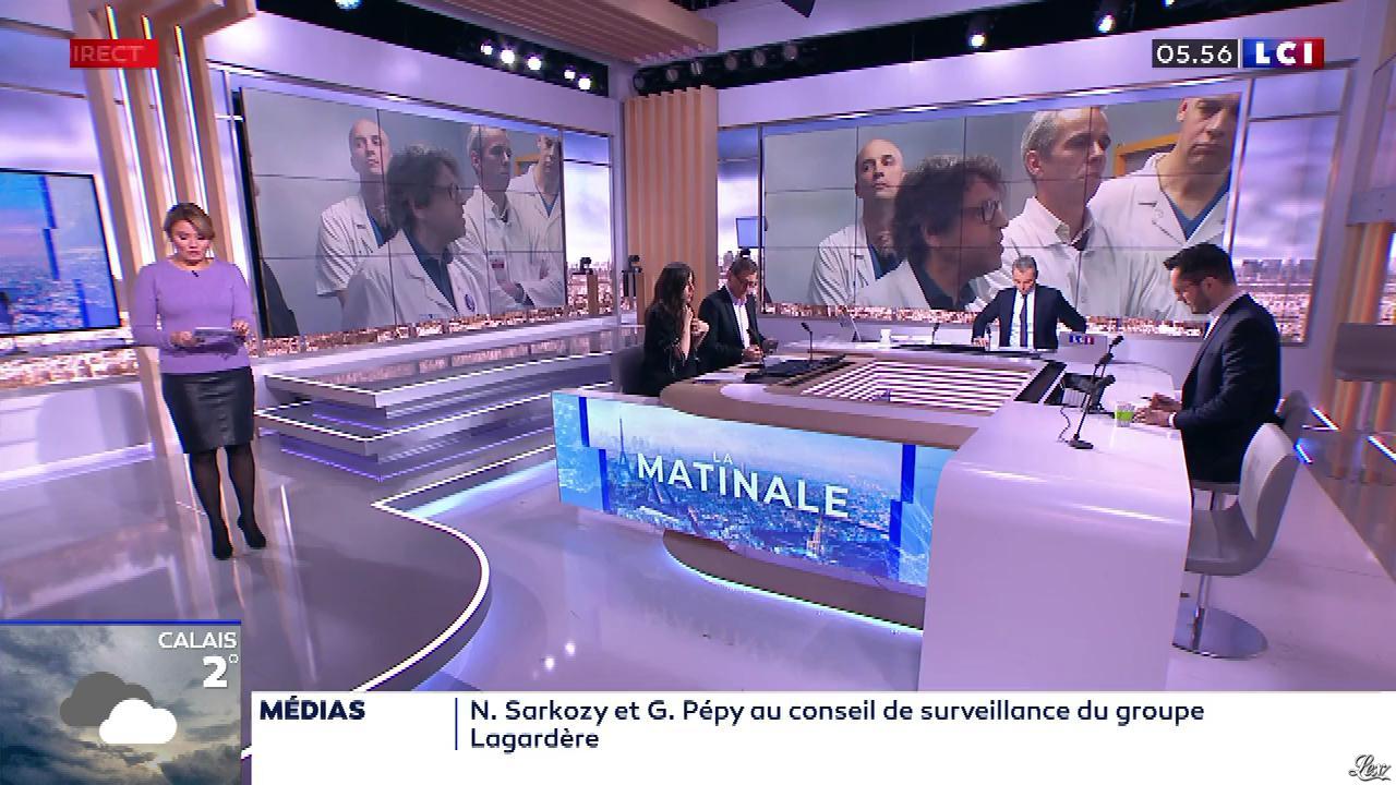 Pascale De La Tour Du Pin dans la Matinale. Diffusé à la télévision le 28/02/20.