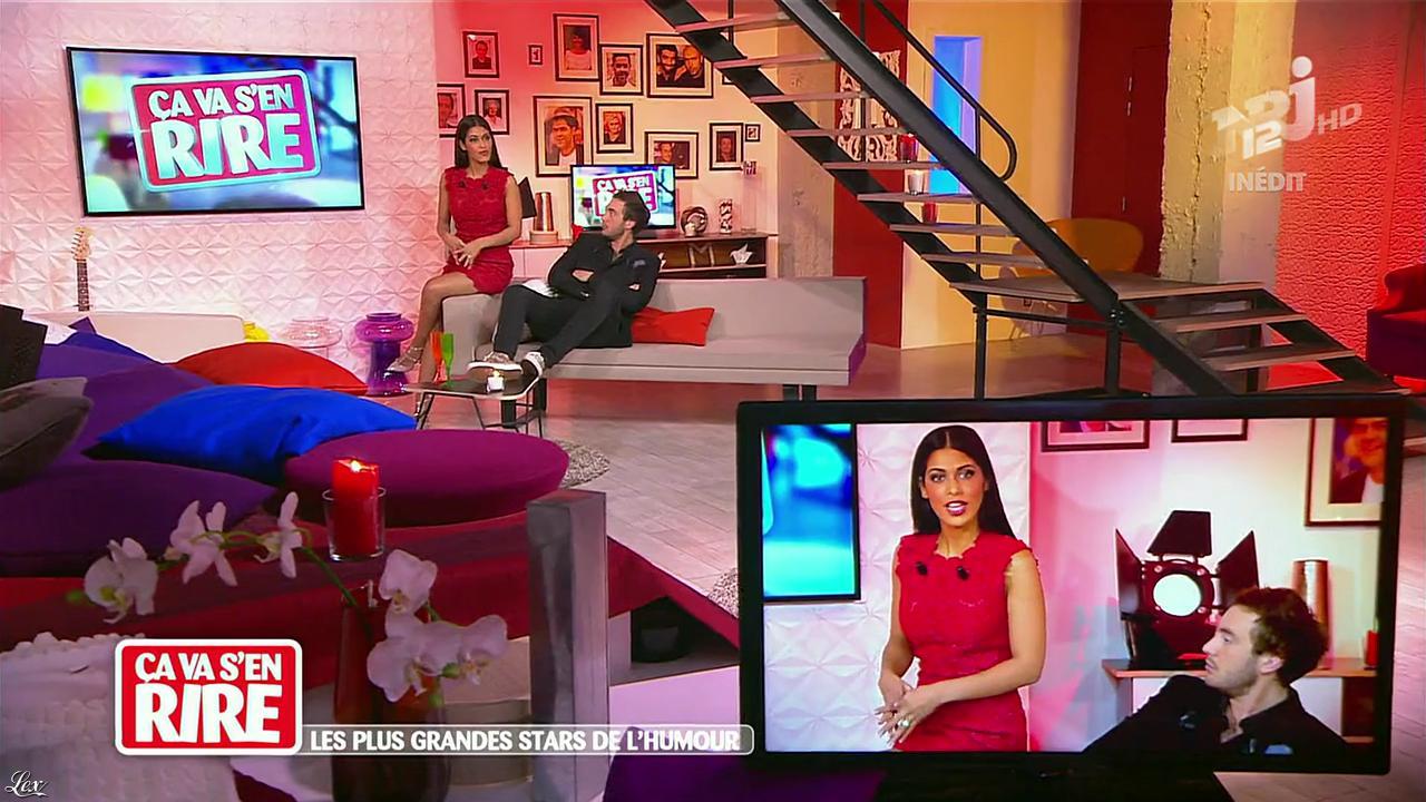 Ayem Nour dans Ça va s en Rire. Diffusé à la télévision le 07/12/13.