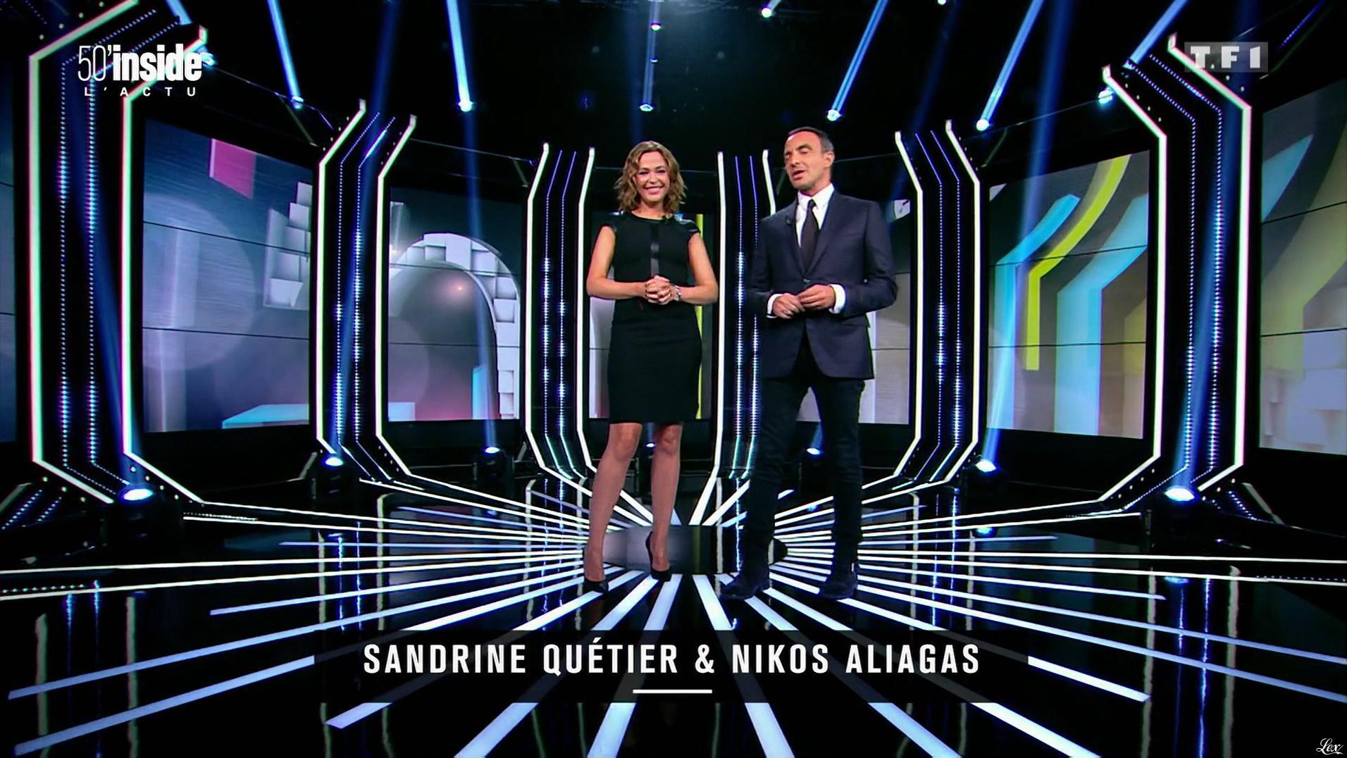 Sandrine Quétier dans 50 Minutes Inside. Diffusé à la télévision le 29/10/16.