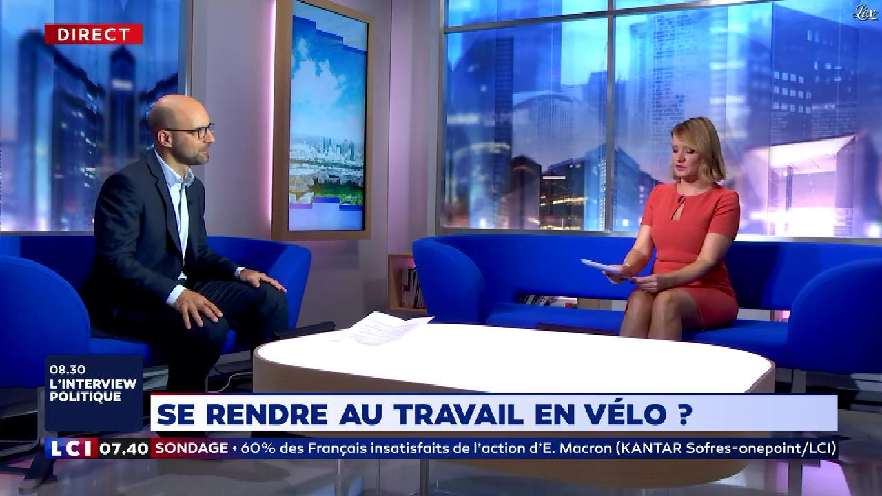 Pascale De La Tour Du Pin dans la Matinale. Diffusé à la télévision le 17/09/18.