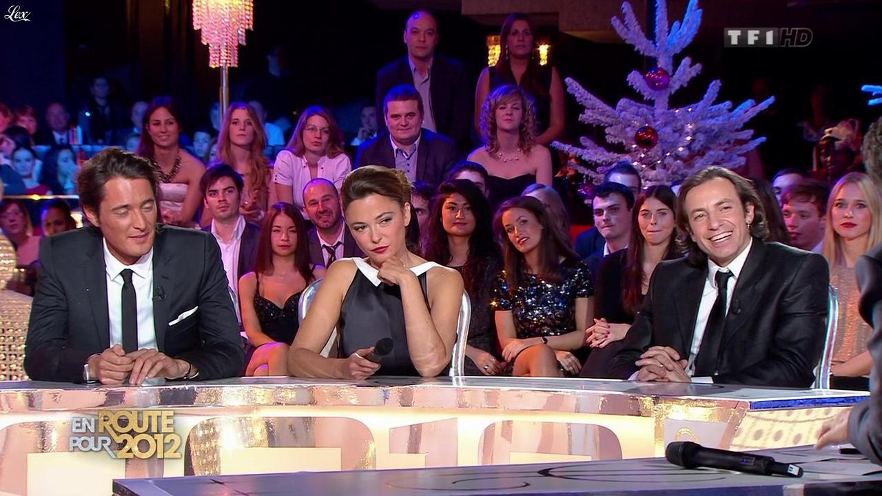 Sandrine Quétier dans En Route vers 2012. Diffusé à la télévision le 31/12/11.