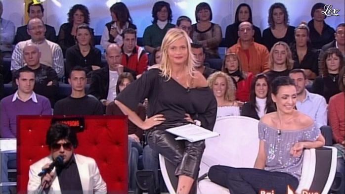 Simona Ventura dans Quelli Che. Diffusé à la télévision le 13/01/08.