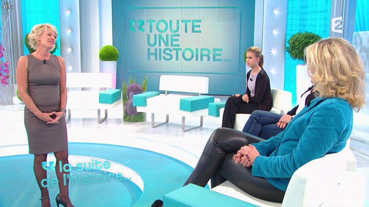 Sophie Davant et Laetitia dans Toute une Histoire. Diffusé à la télévision le 31/10/11.