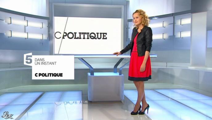Caroline Roux dans C Politique. Diffusé à la télévision le 28/04/13.