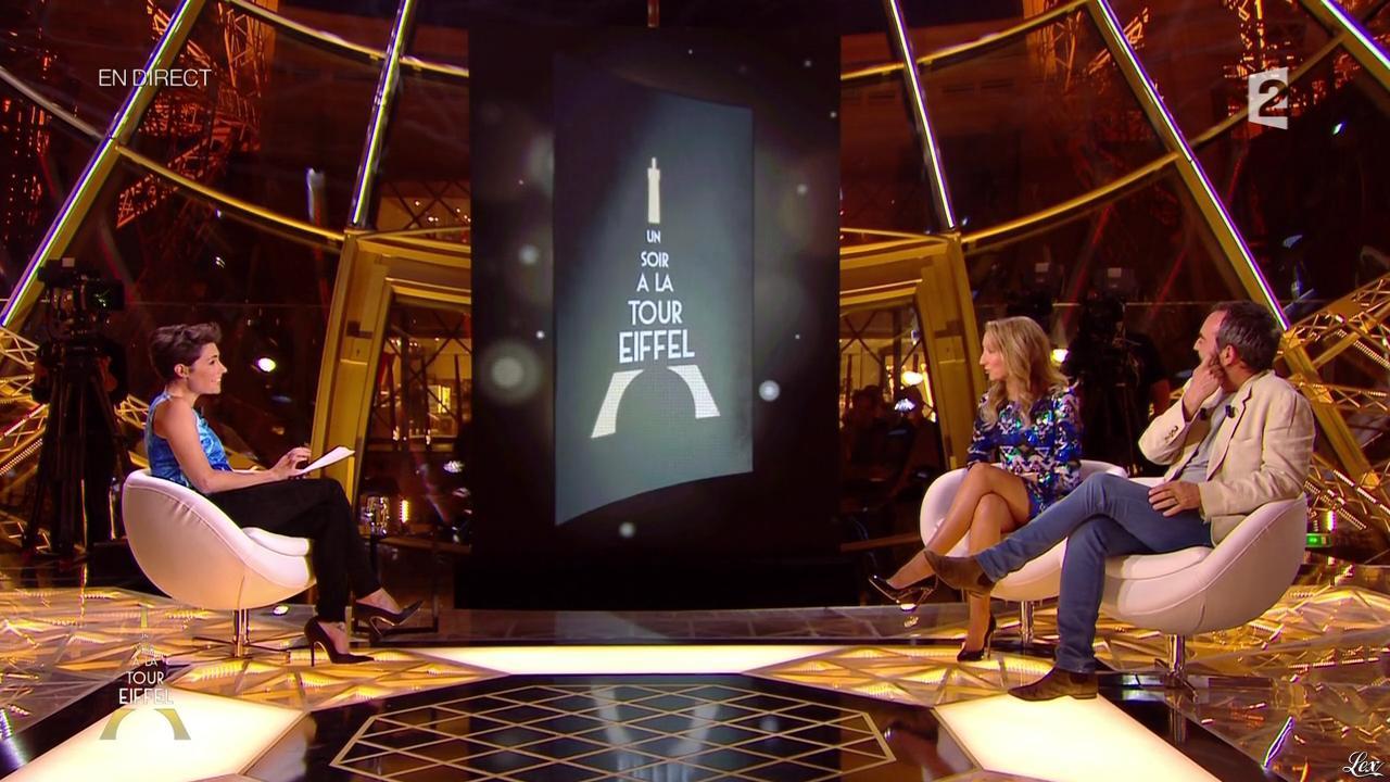 Alessandra Sublet et Audrey Lamy dans un Soir à la Tour Eiffel. Diffusé à la télévision le 27/05/15.