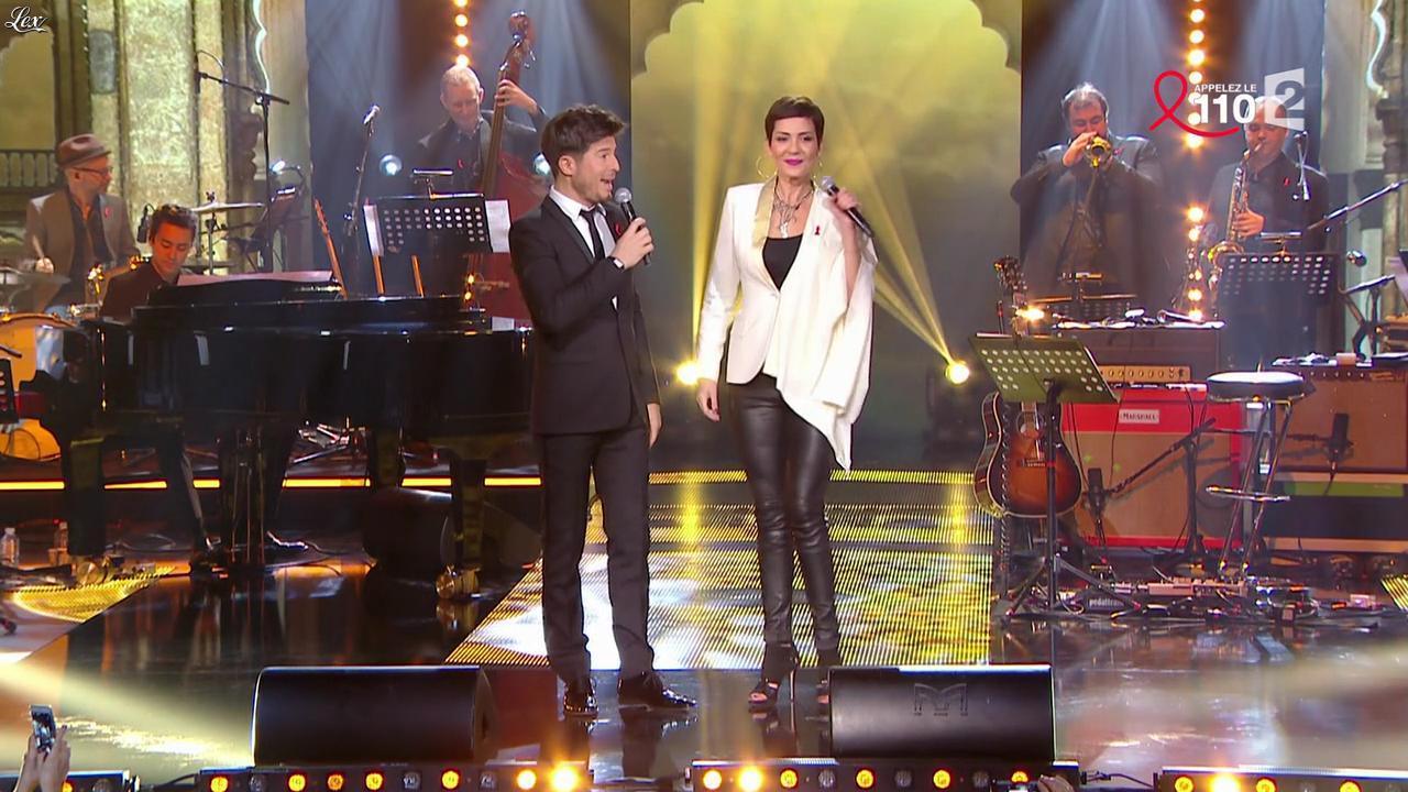 Cristina Cordula dans la Télé Chante pour le Sidaction. Diffusé à la télévision le 28/03/15.