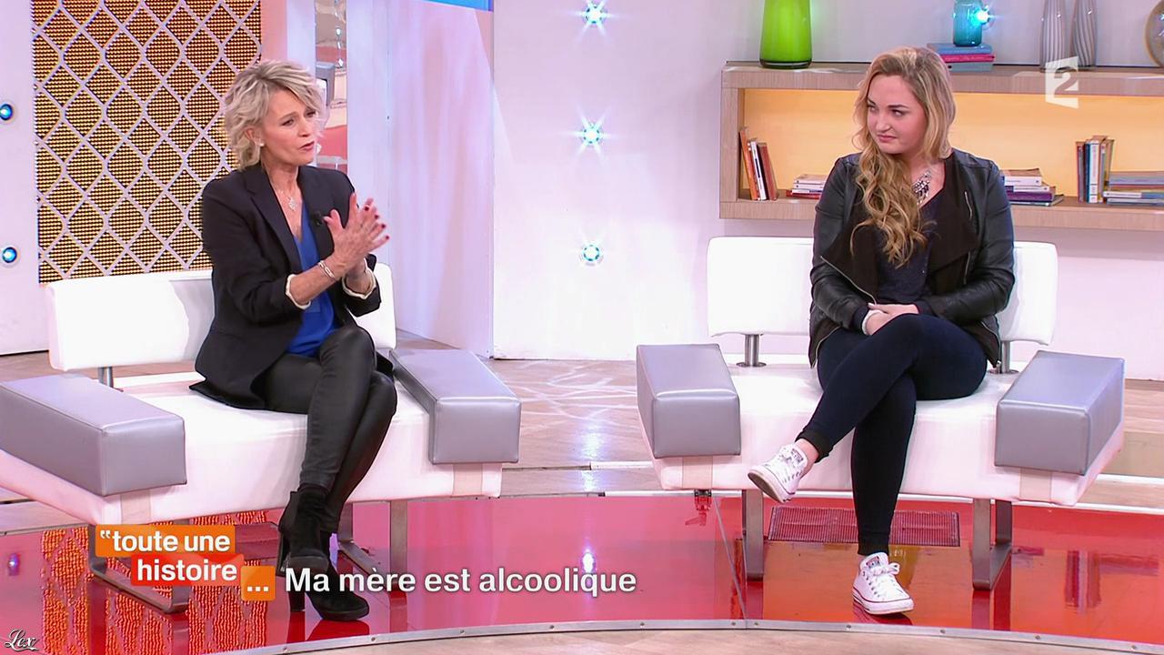 Sophie Davant dans Toute une Histoire. Diffusé à la télévision le 02/03/15.