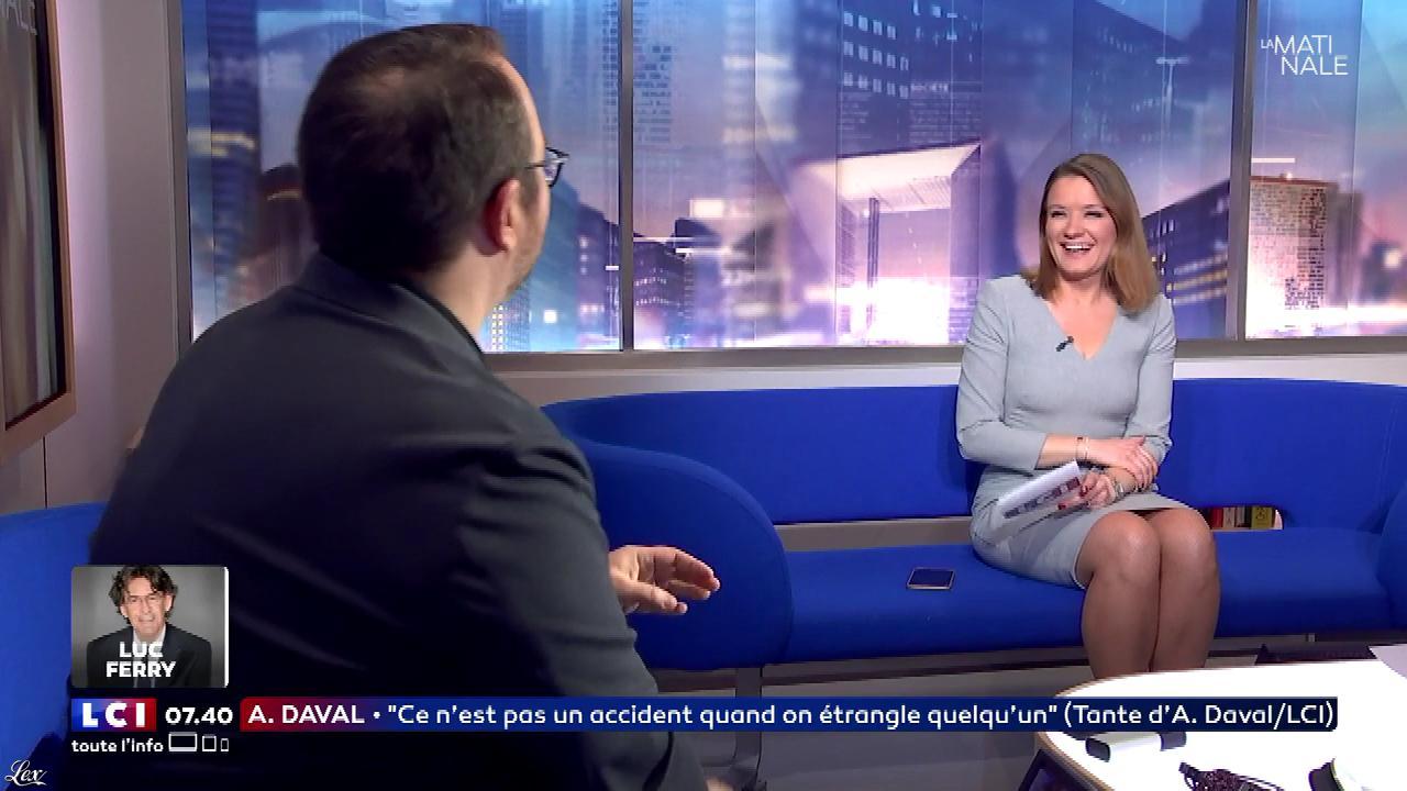 Pascale De La Tour Du Pin dans la Matinale. Diffusé à la télévision le 01/02/18.