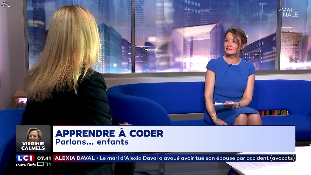 Pascale De La Tour Du Pin dans la Matinale. Diffusé à la télévision le 31/01/18.