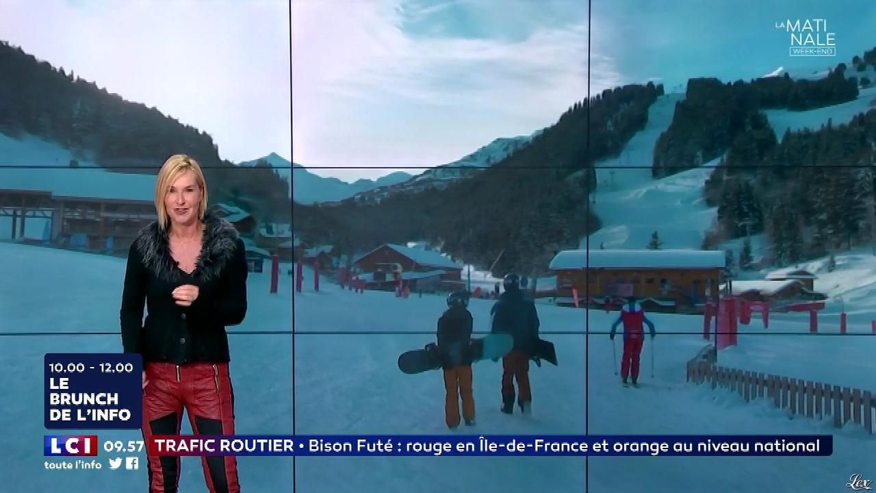 Karine Fauvet dans le Brunch. Diffusé à la télévision le 23/12/17.
