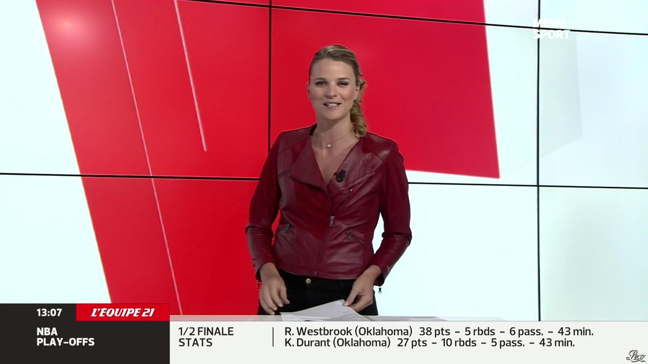 France Pierron dans Menu Sport. Diffusé à la télévision le 14/05/14.
