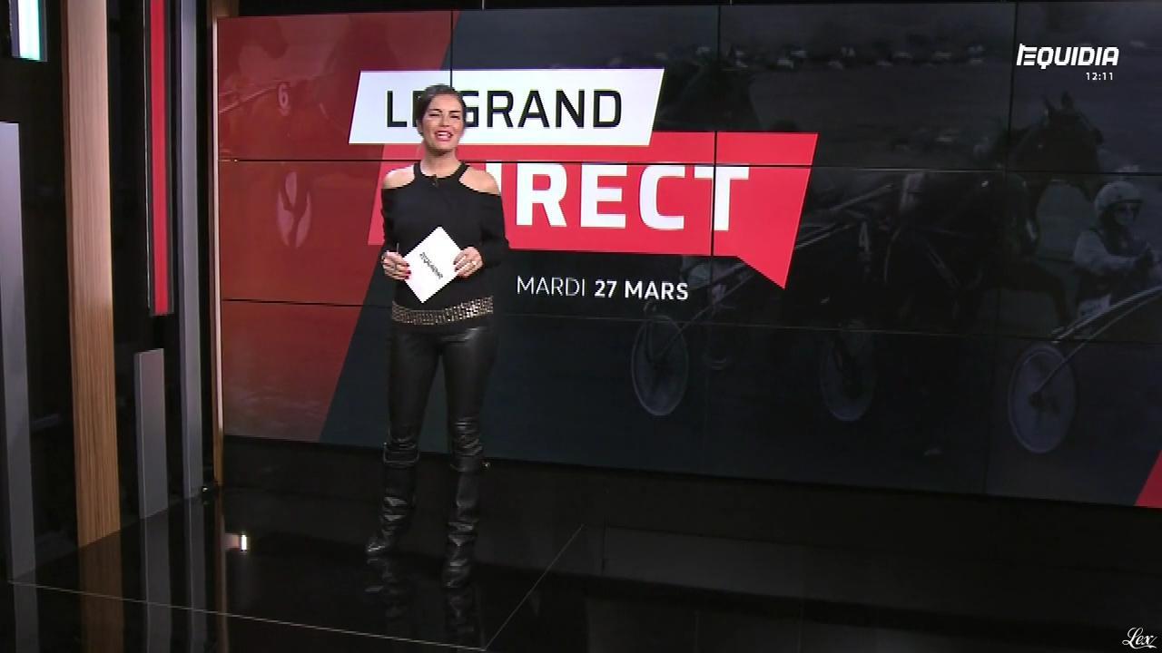 Amélie Bitoun dans le Grand Direct. Diffusé à la télévision le 27/03/18.