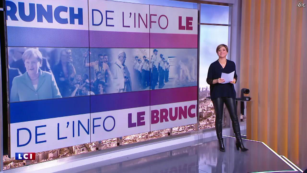 Bénédicte Le Chatelier dans le Brunch. Diffusé à la télévision le 09/02/19.