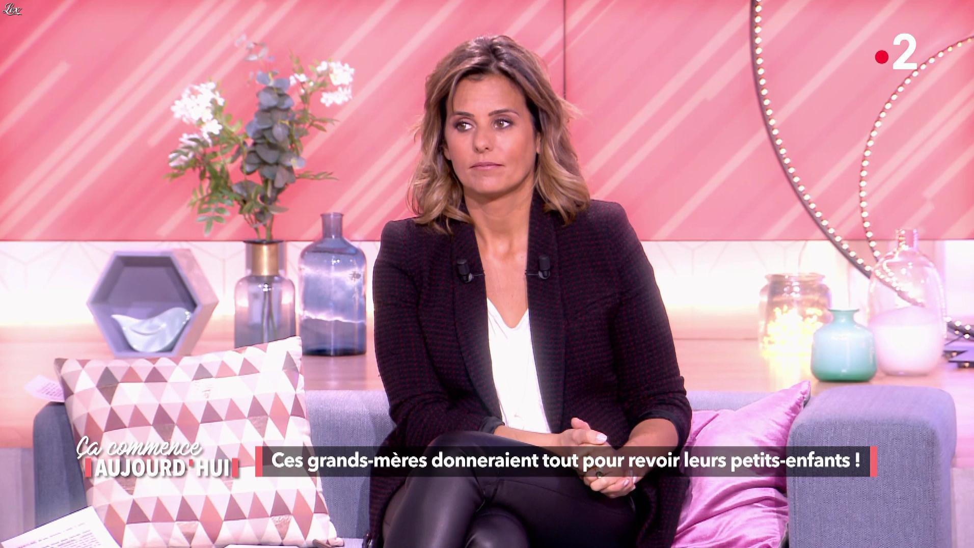 Faustine Bollaert dans Ça Commence Aujourd'hui. Diffusé à la télévision le 04/02/19.
