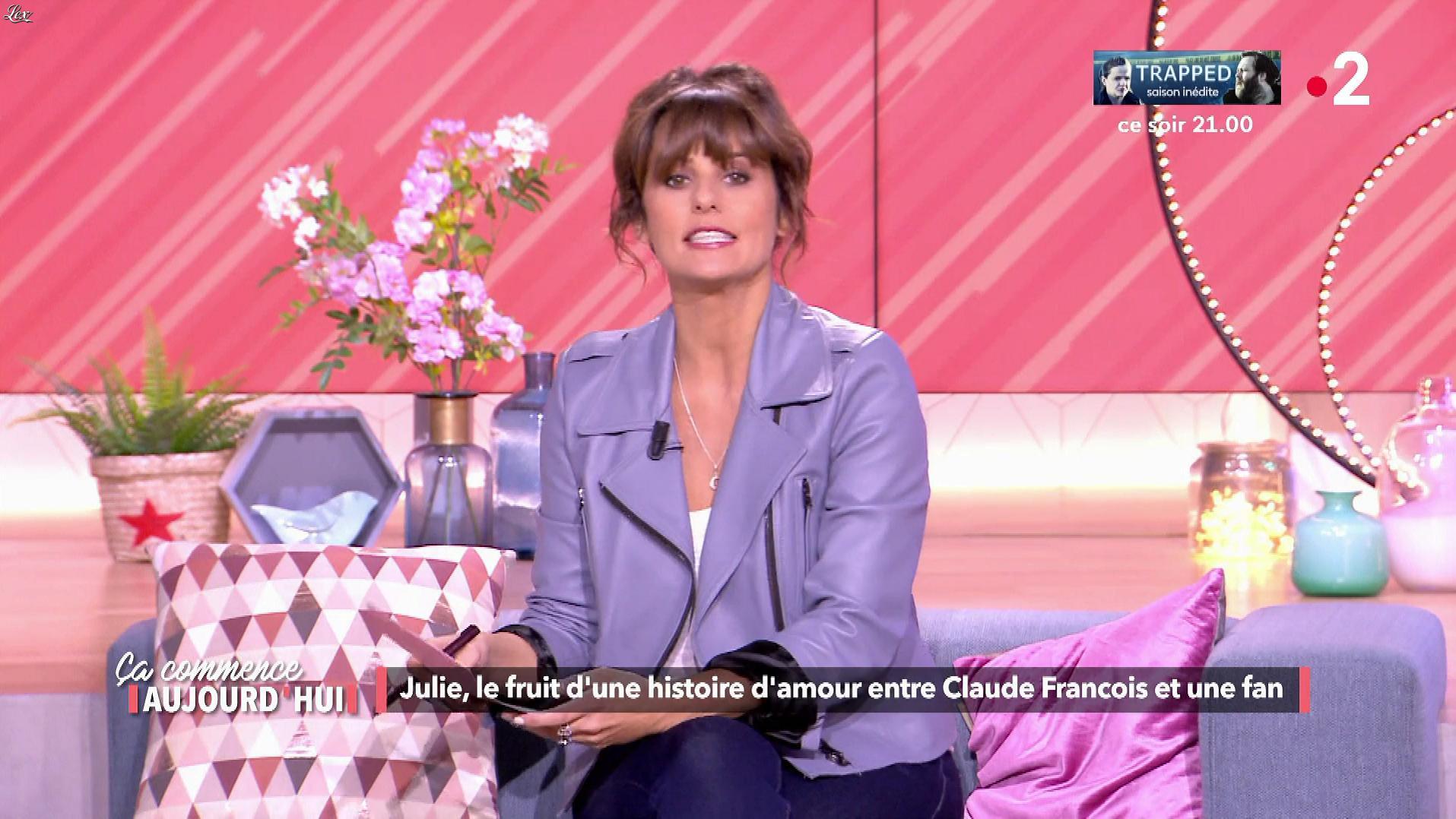 Faustine Bollaert dans Ça Commence Aujourd'hui. Diffusé à la télévision le 25/03/19.