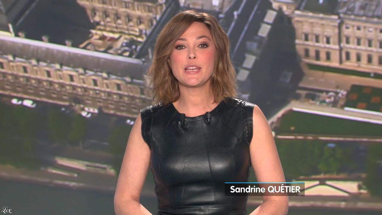 Sandrine Quétier lors du Tirage du Loto. Diffusé à la télévision le 09/04/14.