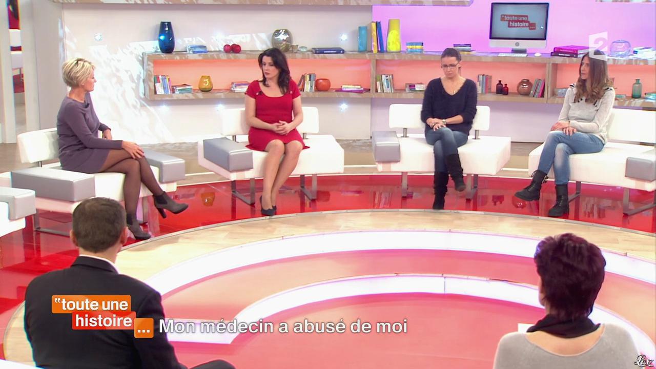Sophie Davant dans Toute une Histoire. Diffusé à la télévision le 20/01/14.