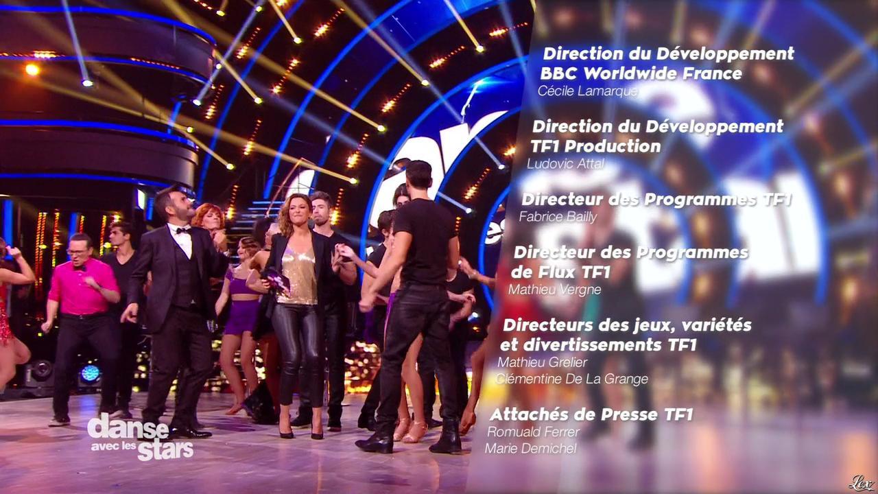 Sandrine Quétier dans Danse avec les Stars. Diffusé à la télévision le 21/11/15.