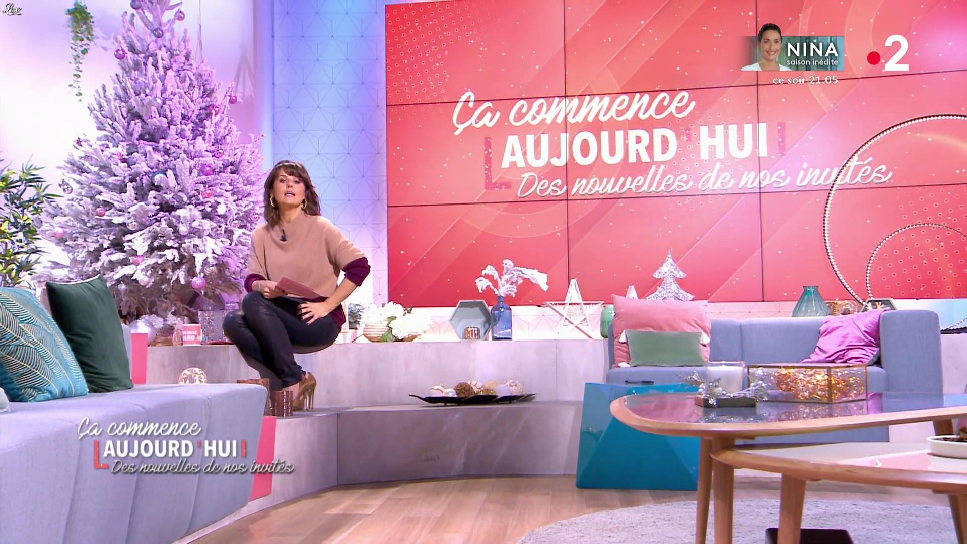 Faustine Bollaert dans Ça Commence Aujourd'hui, Des Nouvelles.... Diffusé à la télévision le 11/12/19.