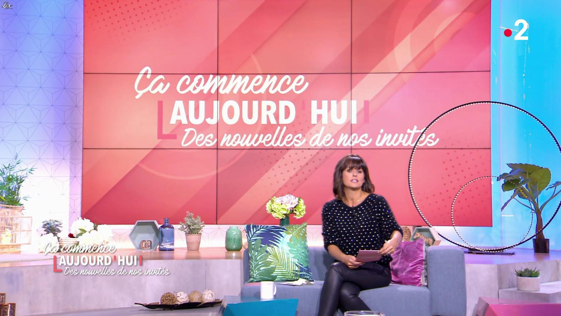 Faustine Bollaert dans Ça Commence Aujourd'hui, Des Nouvelles.... Diffusé à la télévision le 18/10/19.