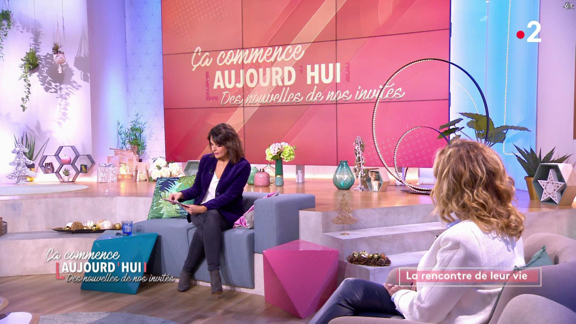 Faustine Bollaert et Christèle Albaret dans Ça Commence Aujourd'hui, Des Nouvelles.... Diffusé à la télévision le 18/11/19.